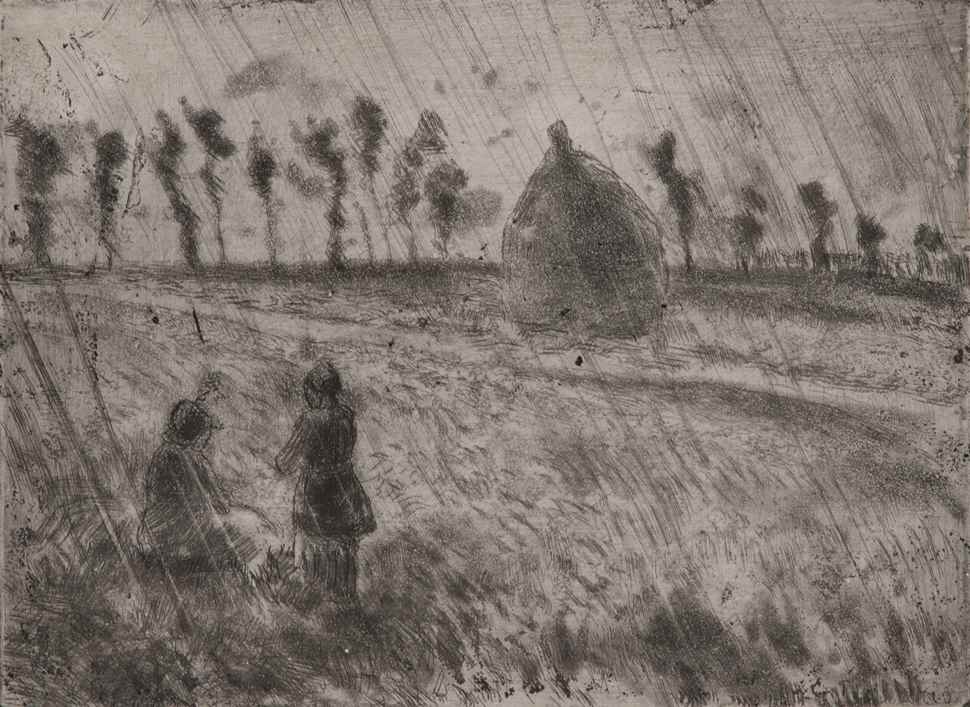 Effet de pluie - Camille Pissarro (1830 - 1903)